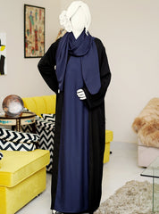 BKA - 002 - NAVY BLUE WITH BLACK - Bin Kamal